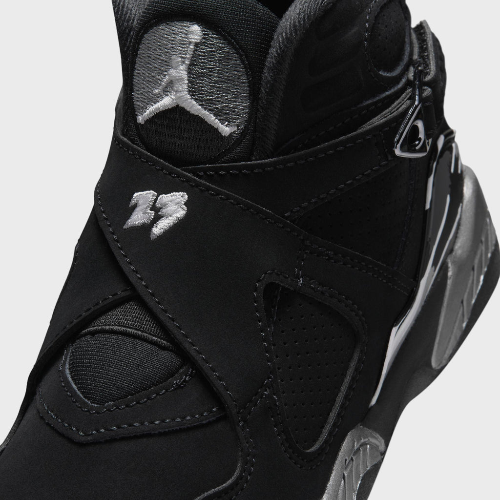 Jordan PS Jordan 8 Retro - Black / Light Graphite / White