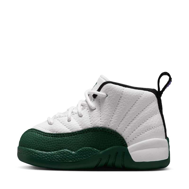Jordan 12 Retro 'Bucks' (TD) - Summit White/Gorge Green