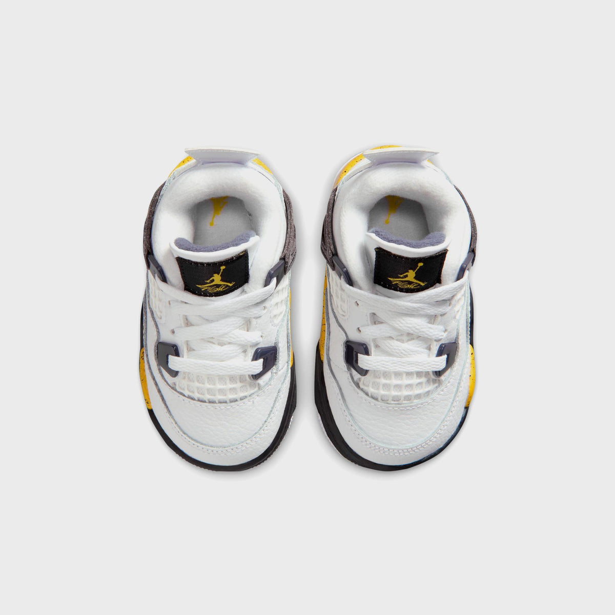 Jordan TD Jordan 4 Retro - White / Tour Yellow / Dark Blue Grey / Black