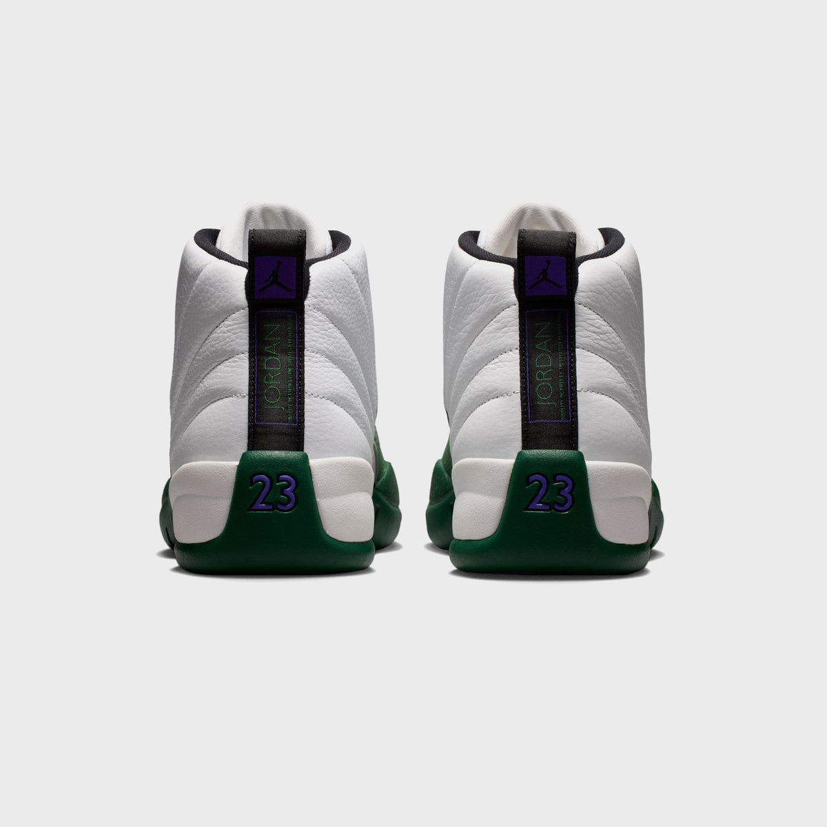 Jordan Air Jordan 12 Retro - Summit White / Gorge Green / Black / Fierce Purple