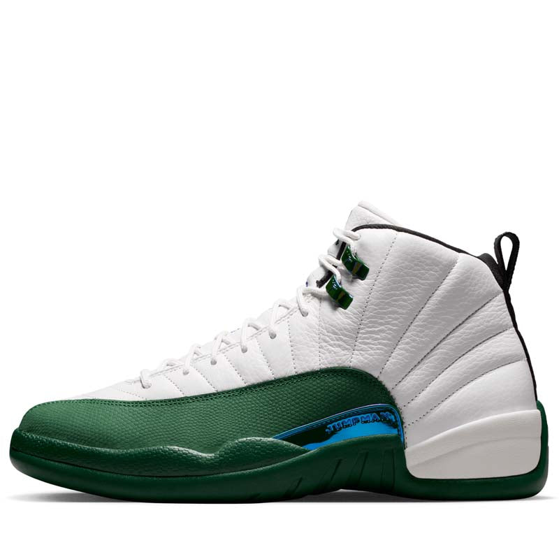 Air Jordan 12 Retro 'Bucks' - Summit White/Gorge Green