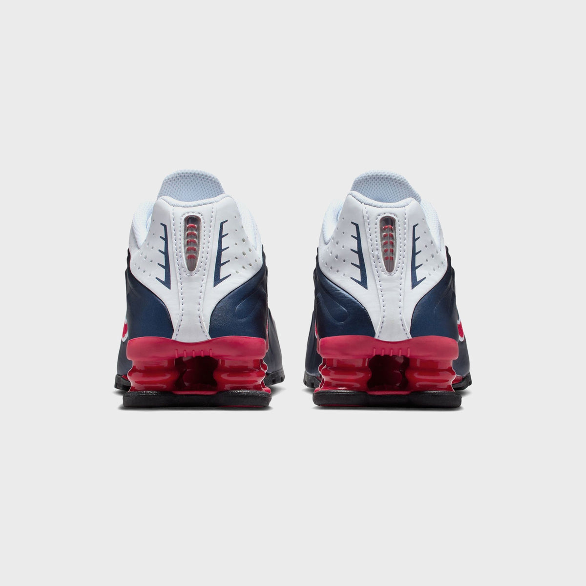 Nike GS Shox R4 - Midnight Navy / Gym Red / White