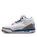 Air Jordan 3 Retro 'True Blue' (GS) - White/True Blue