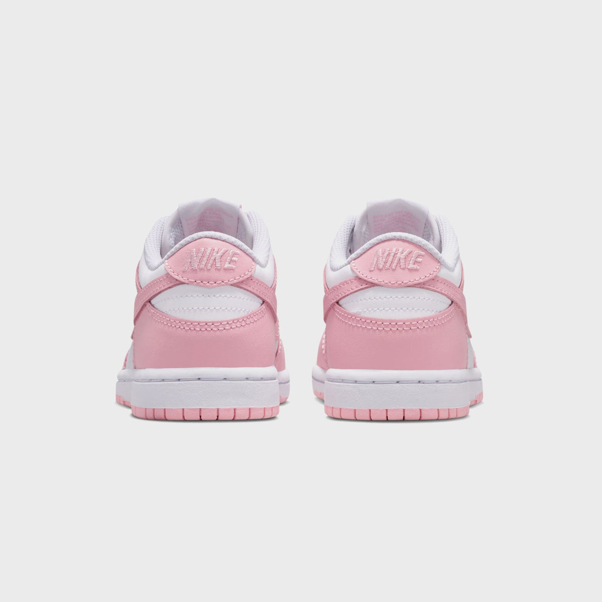 Nike GS Dunk Low - White / Medium Soft Pink / White / White