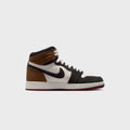 Jordan GS Air Jordan 1 High OG - Shadow Brown / Soft Pearl / Light British Tan / Team Red
