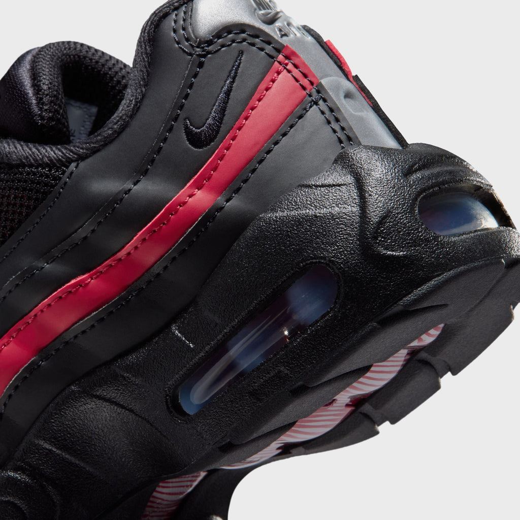 Nike PS Air Max 95 Recraft - Black / Team Crimson / Wolf Grey