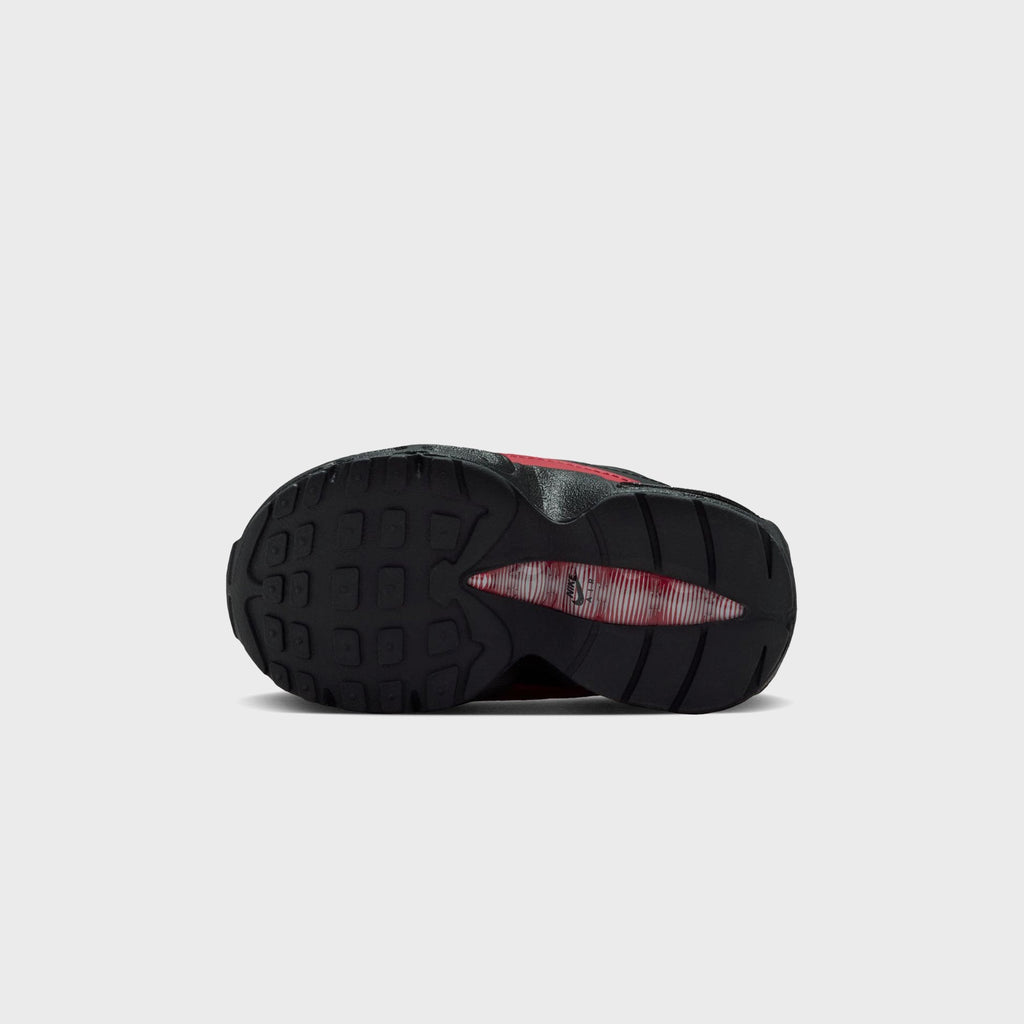 Nike TD Air Max 95 Recraft - Black / Team Crimson / Wolf Grey