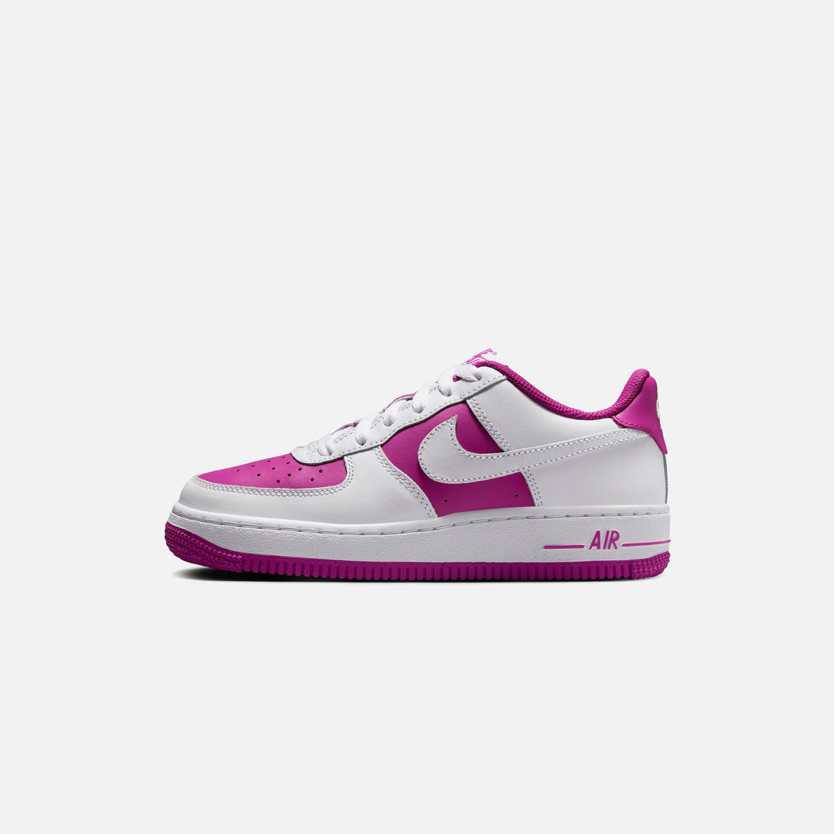 Nike GS Air Force 1 - White / Hot Fuchsia