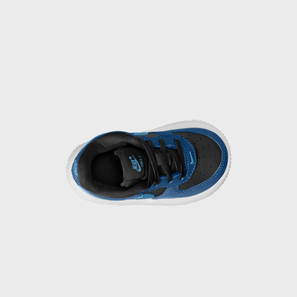 Nike TD Air Force 1 Low - Black / Dutch Blue / Court Blue / White