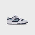 Nike GS Dunk Low - White / Light Armory Blue / Deep Royal Blue