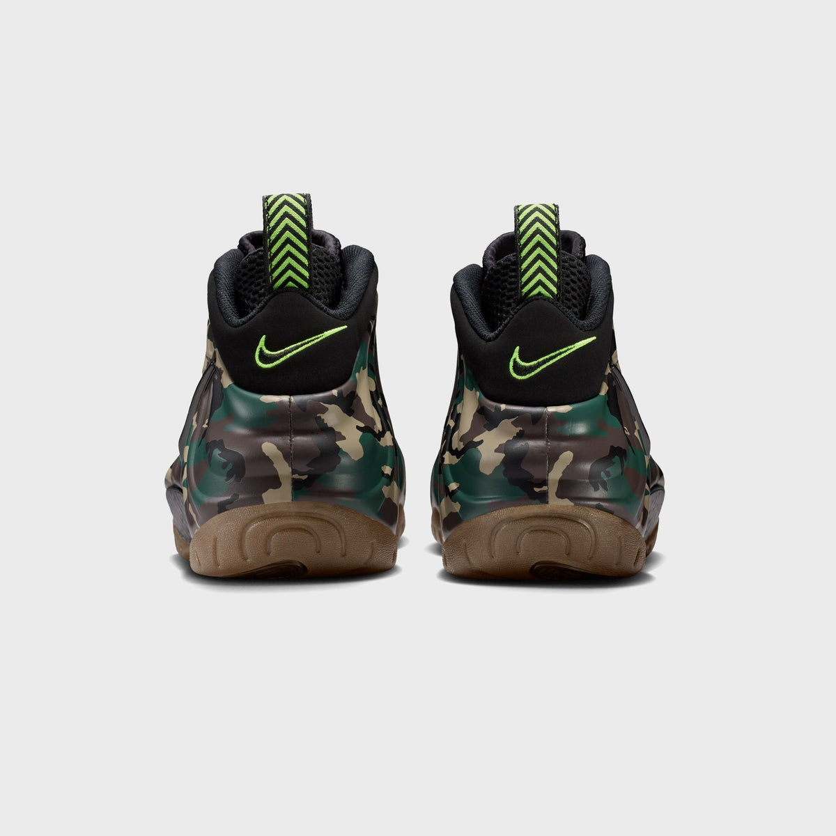 Nike Air Foamposite Pro - Black / Voltage Green / Gum Dark Brown