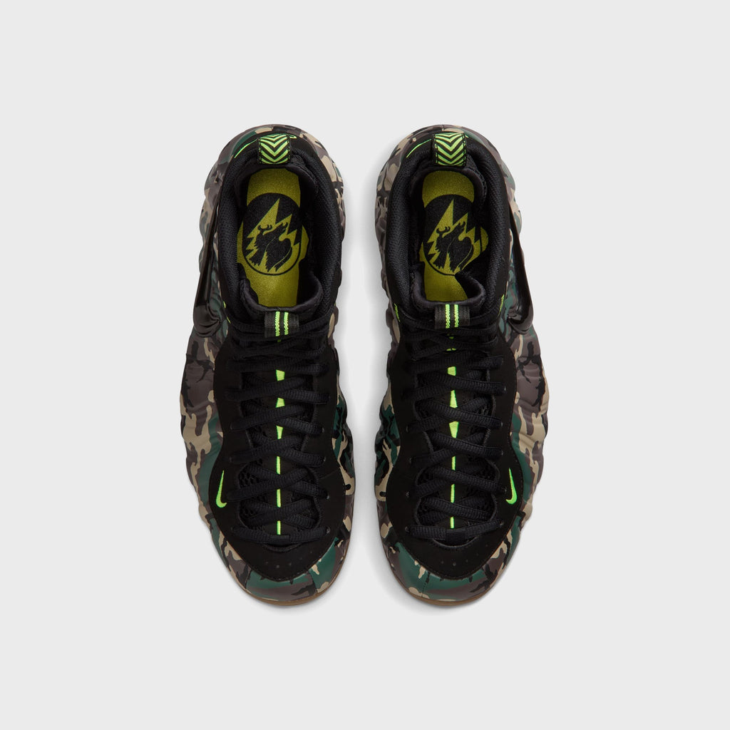 Nike Air Foamposite Pro - Black / Voltage Green / Gum Dark Brown