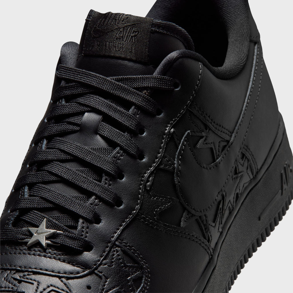 Nike Air Force 1 '07 Edge - Black / Metallic Silver