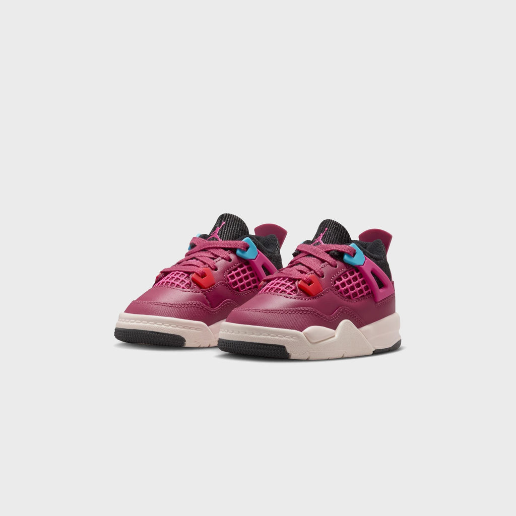 Jordan TD Jordan 4 Retro - Sweet Beet / Off Noir / Chalk / Desert Pink