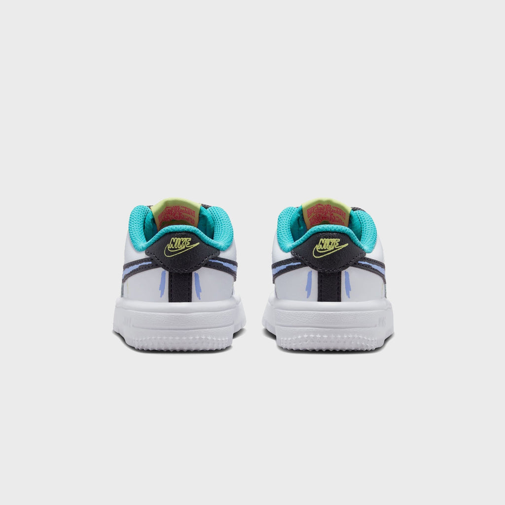 Nike TD Force 1 Low - White / Hyper Pink / Dusty Cactus / Anthracite