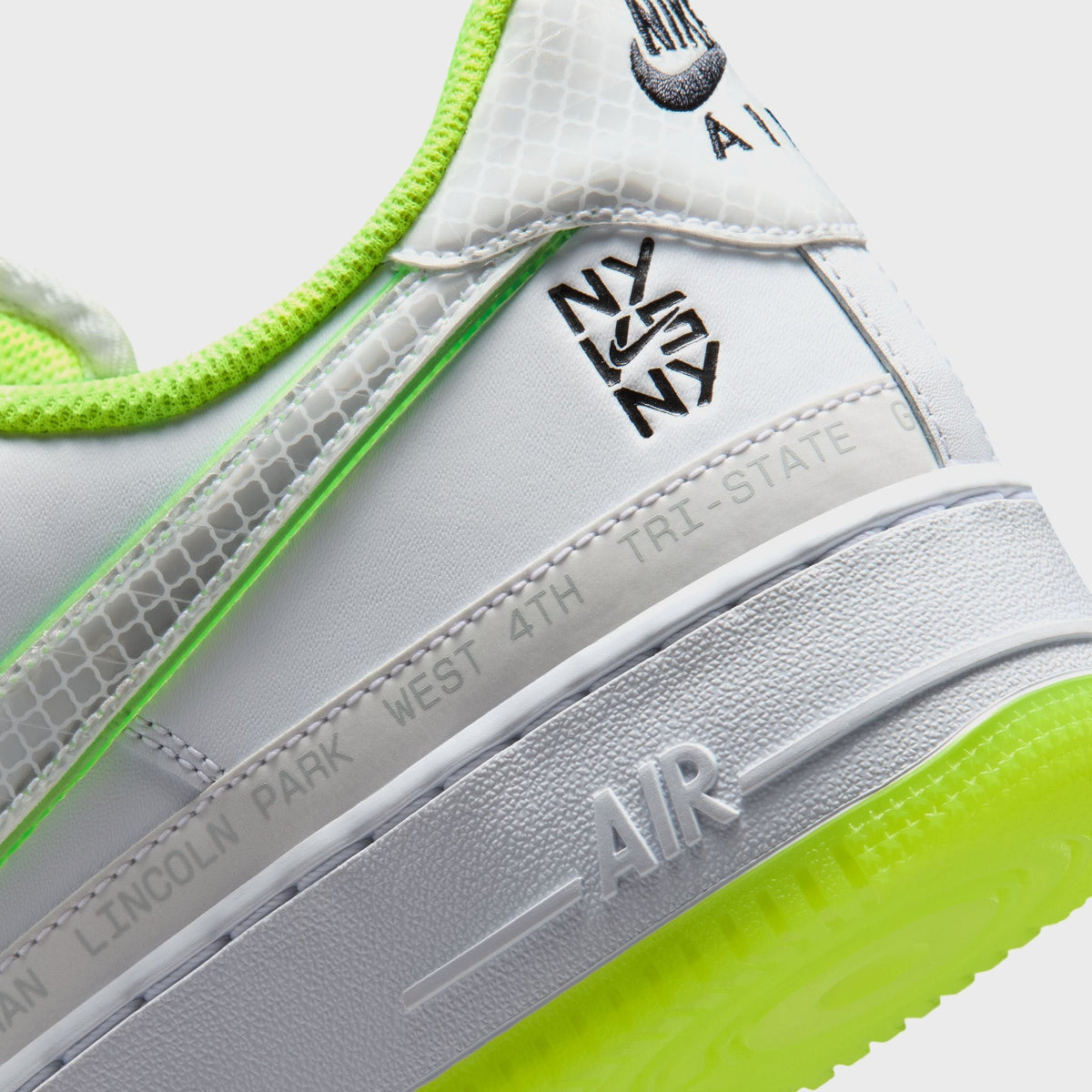 Nike Air Force 1 '07 - White / White / Barely Volt / Black