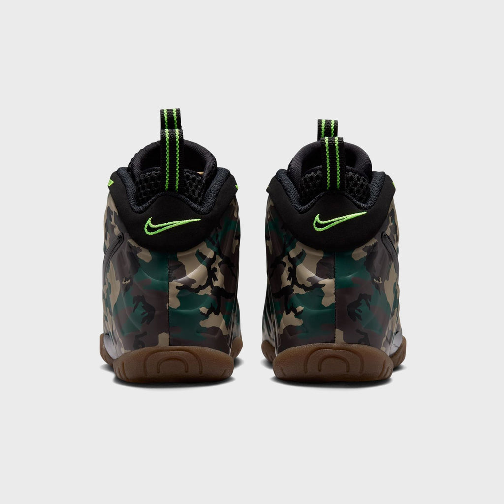 Nike PS Little Posite Pro Premium - Black / Voltage Green / Gum Dark Brown