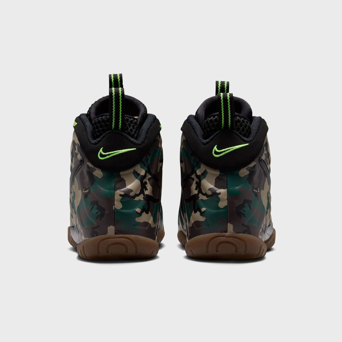 Nike PS Little Posite Pro Premium - Black / Voltage Green / Gum Dark Brown