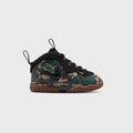 Nike TD Little Posite Pro Premium - Black / Voltage Green / Gum Dark Brown