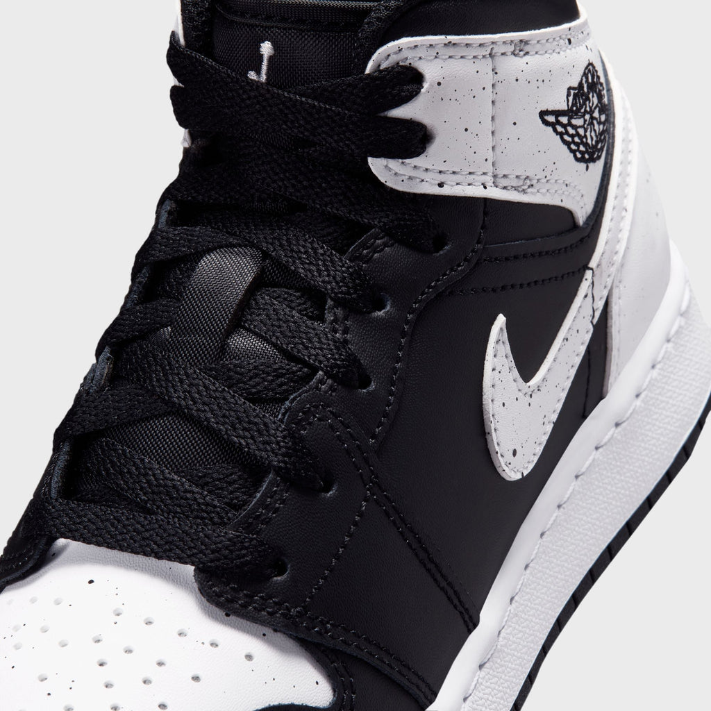 Jordan GS Air Jordan 1 Mid - Black / White