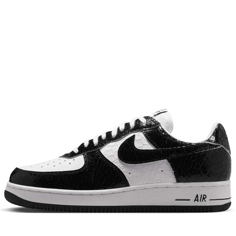Nike Air Force 1 'Cracked Leather' - Black/White