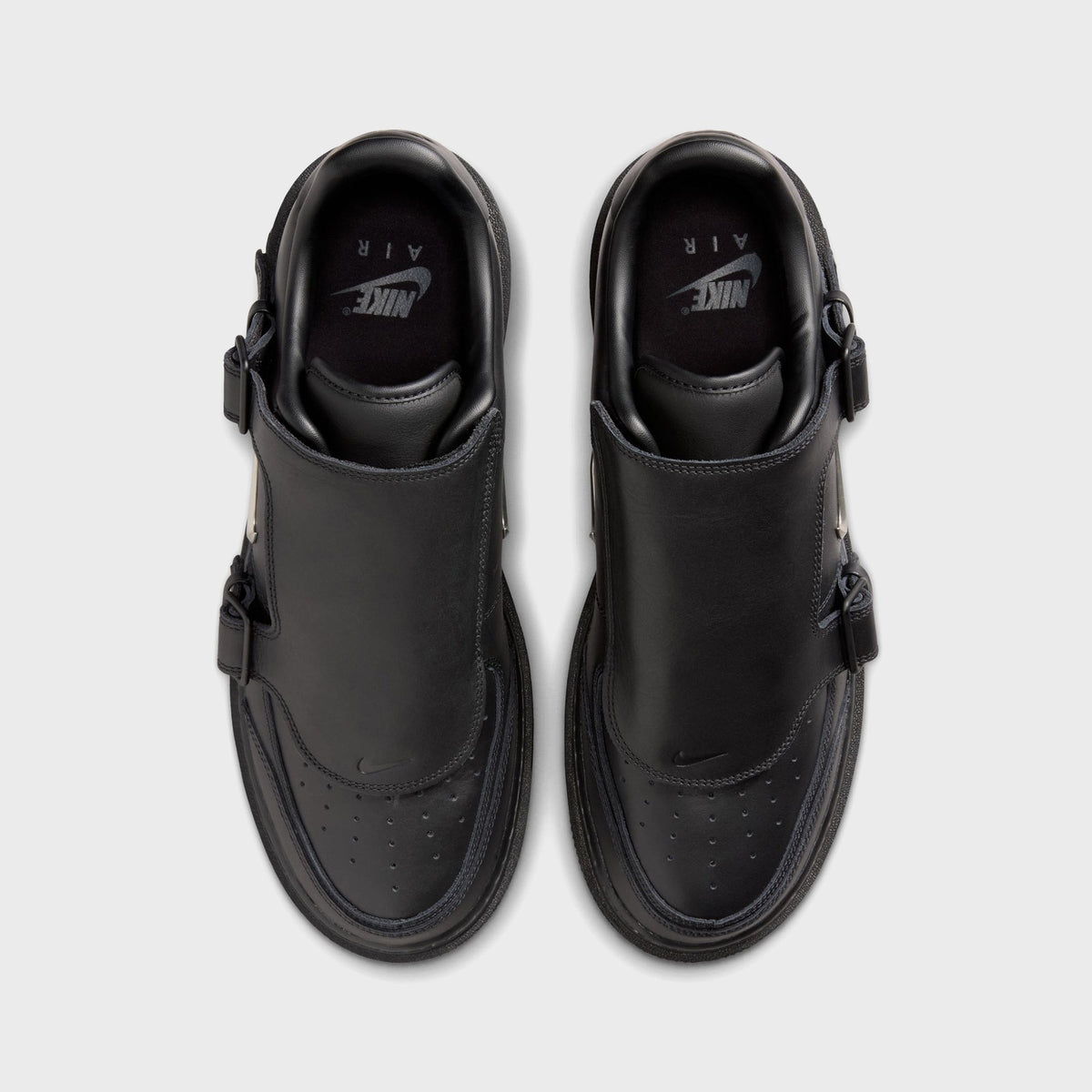 Nike Air Force 1 Low Luxe - Black / Metallic Silver / Anthracite