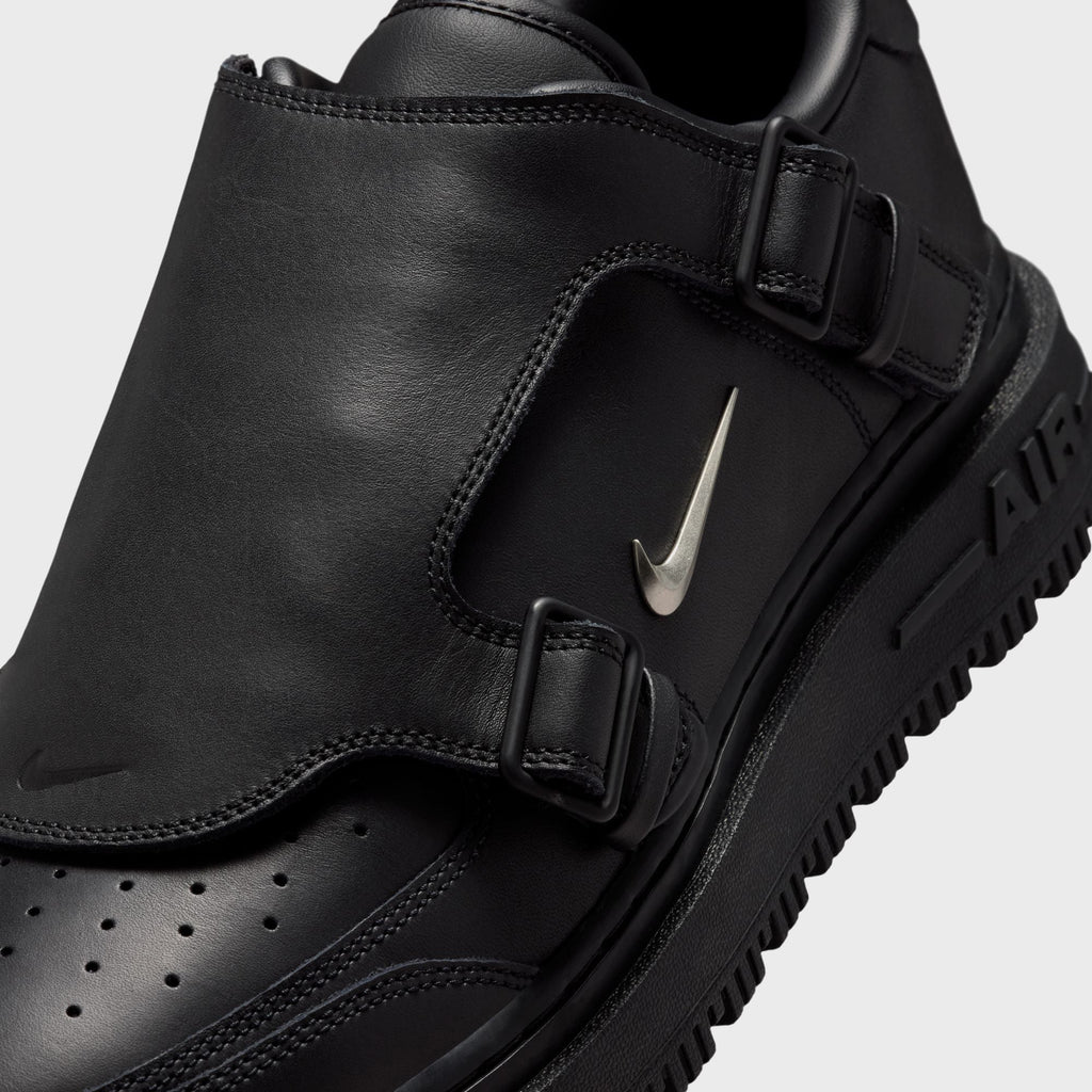 Nike Air Force 1 Low Luxe - Black / Metallic Silver / Anthracite