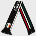 FB Scarf B - Black/Better Scarlet/Collegiate Green