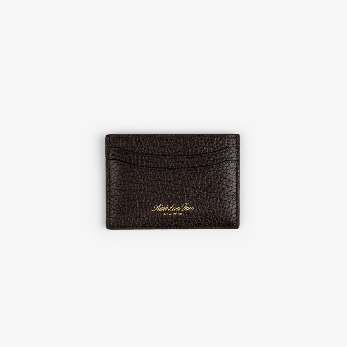 Tumbled Leather Card Holder