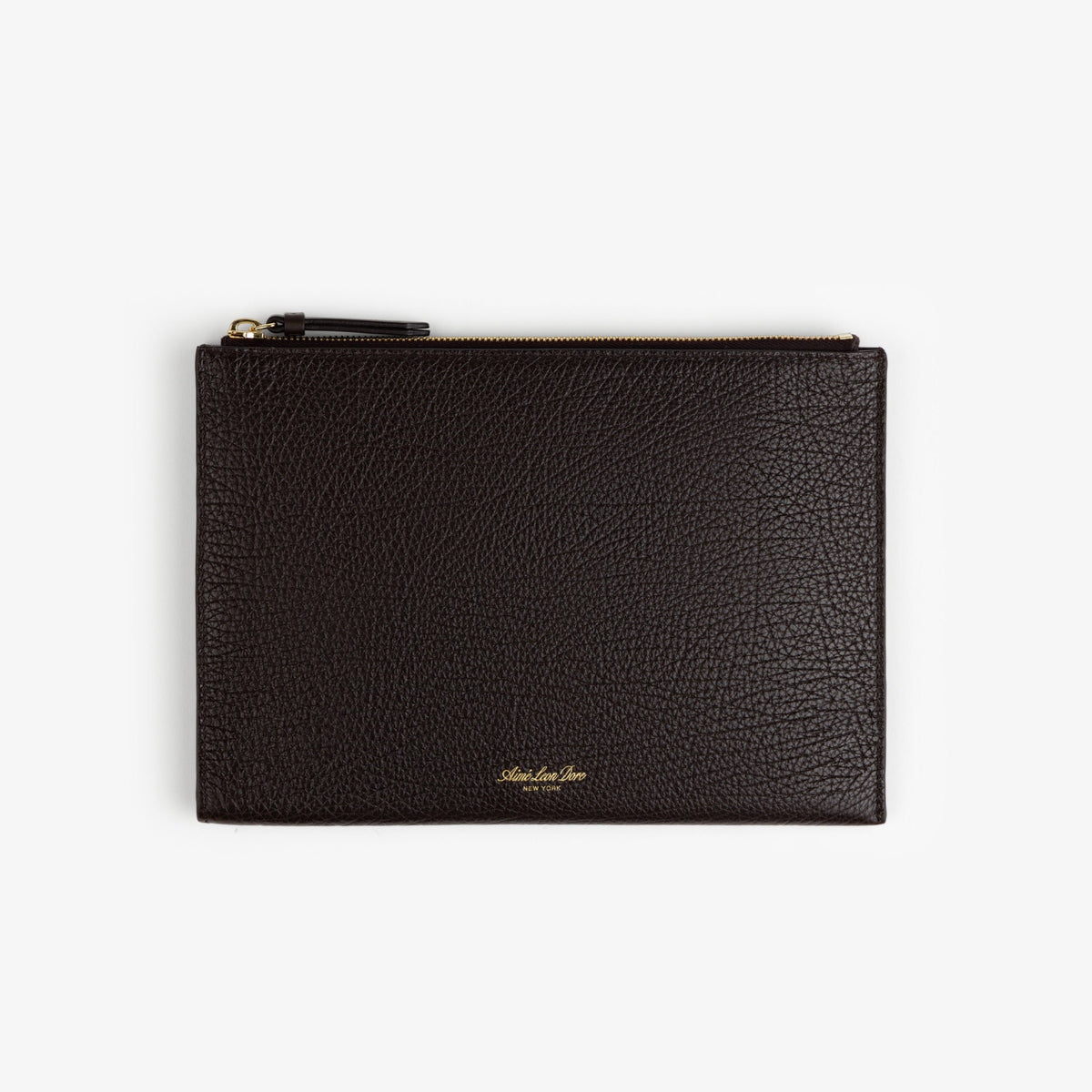 Small Tumbled Leather Pouch