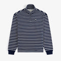 Striped Crest Quarter Zip