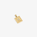 14Kt Gold Diamond Court Pendant