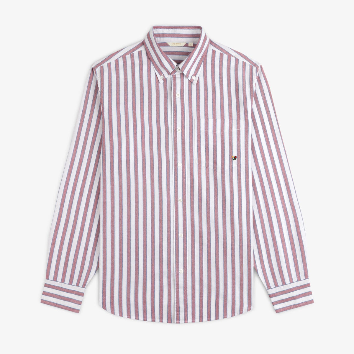 Striped   Crest   Oxford Shirt