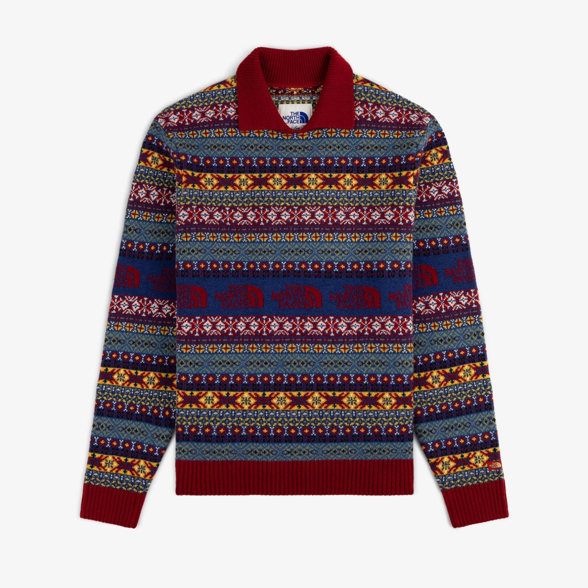 ALD / The North Face Fair Isle Knit Polo
