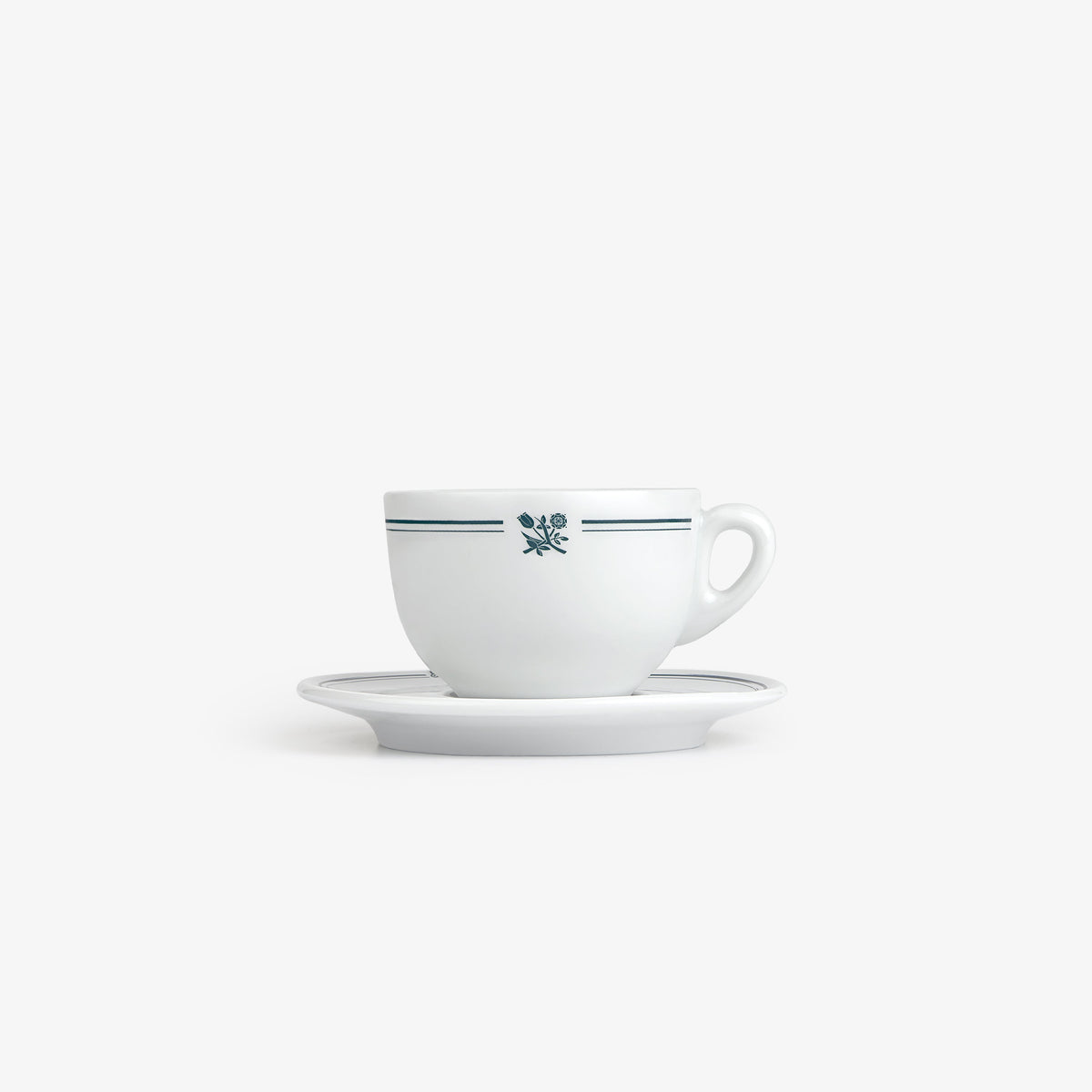 Café Leon Dore Cappuccino Cup & Saucer (Set of 6)