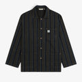 Striped Denim Chore Jacket