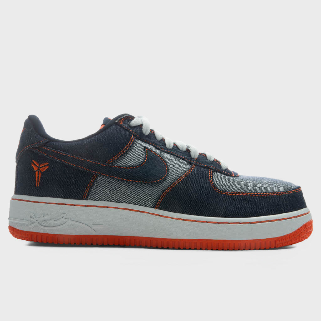 Air Force 1 Low 'Denim' - Obsidian/Safety Orange/White