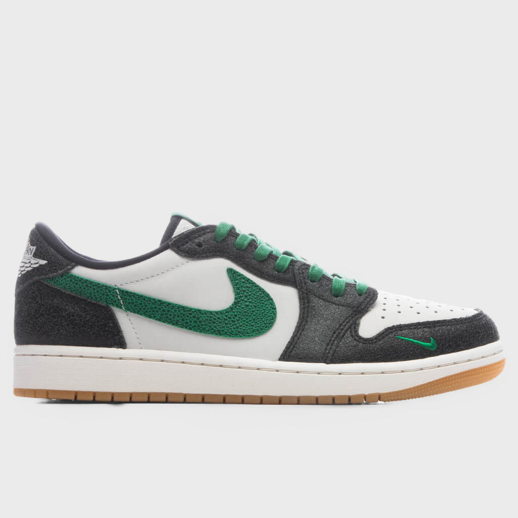 Air Jordan 1 Retro Low OG 'Phantom Pine Green' - Phantom/Pine Green/Black