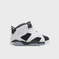 Air Jordan 6 Retro 'Oreo' (TD) - White/Black/Light Aqua