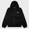 Athletic Mesh Zip Hood - Black