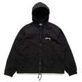 Stussy Waxed Cotton Beach Shell Jacket - Black