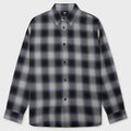 Beach Ombre Plaid Shirt - Black