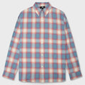 Beach Ombre Plaid Shirt - Blue
