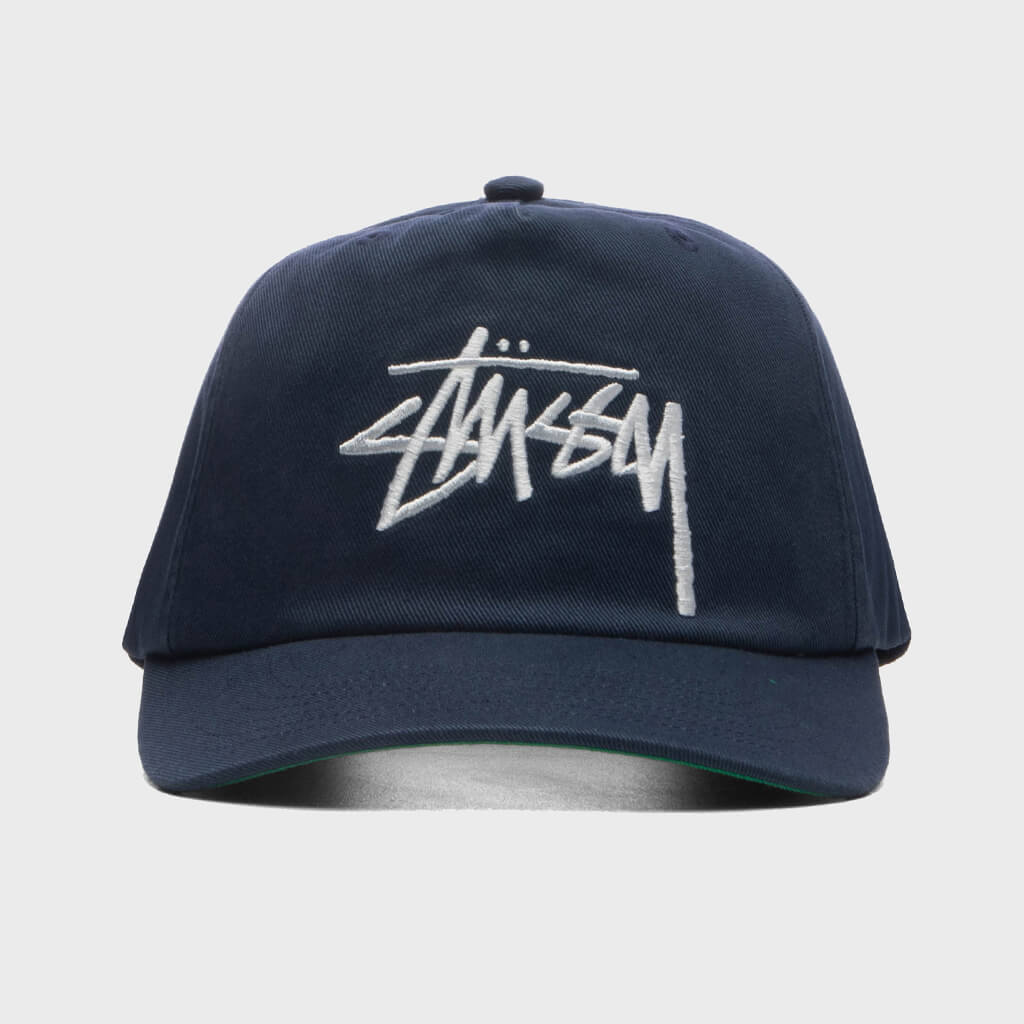 Big Stock Mid Depth Cap - Deep Blue