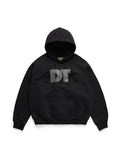 Rhinestone DT Panther Pullover Hoodie Black