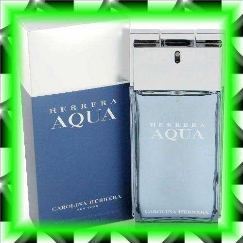 AQUA by Carolina Herrera Cologne for Men 3.4 oz New in Box