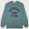 Campus 90s Long Sleeve Tee - Faded Coastal