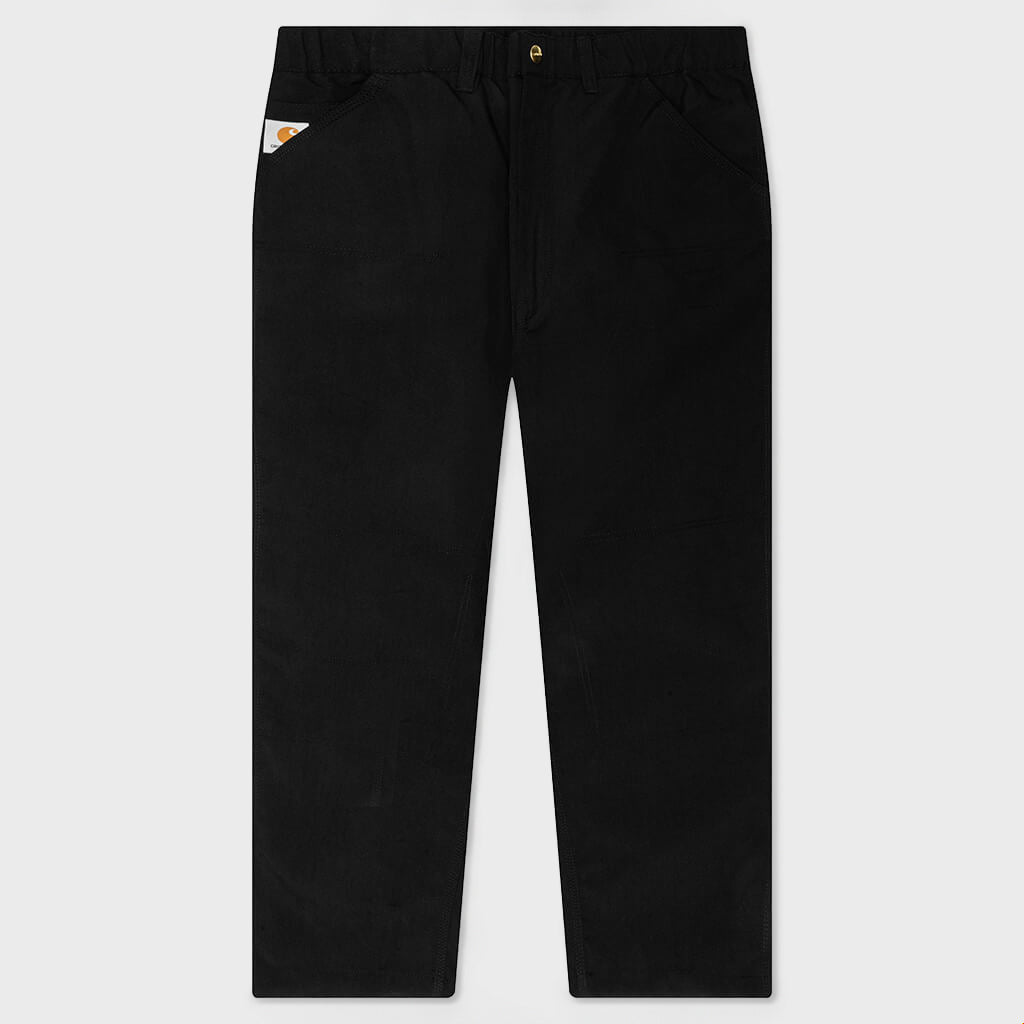 Removed Pocket Double Knee Pant - Black