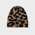Cashmere Leopard Skullcap - Caramel