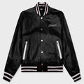 Club Amiri Leather Varsity - Black